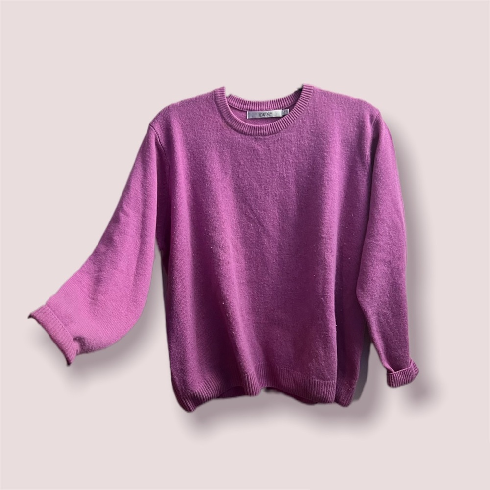 Lilac Purple Lambswool Sweater